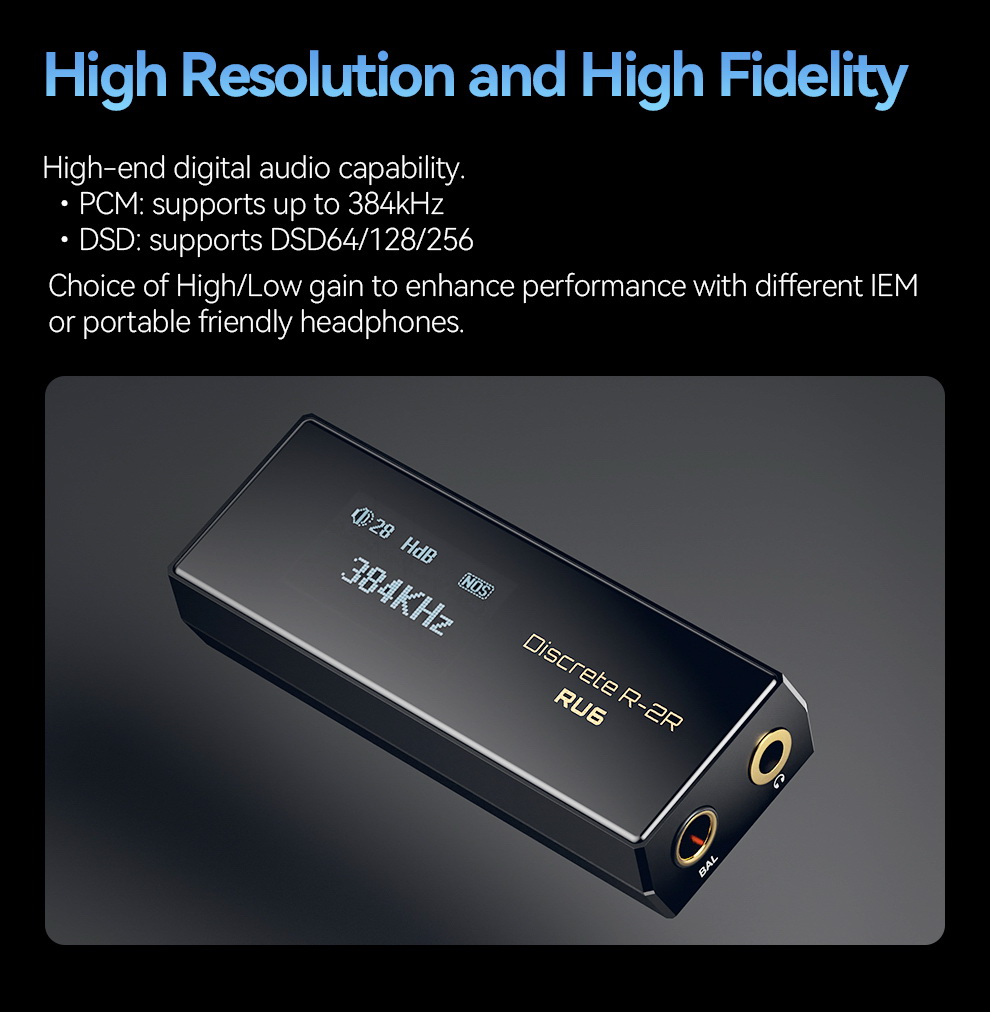 ขาย Cayin RU6 DAC/AMP หางหนูแบบ 24bit R-2R ตัวแรกของโลก ประกันศูนย์ไทย