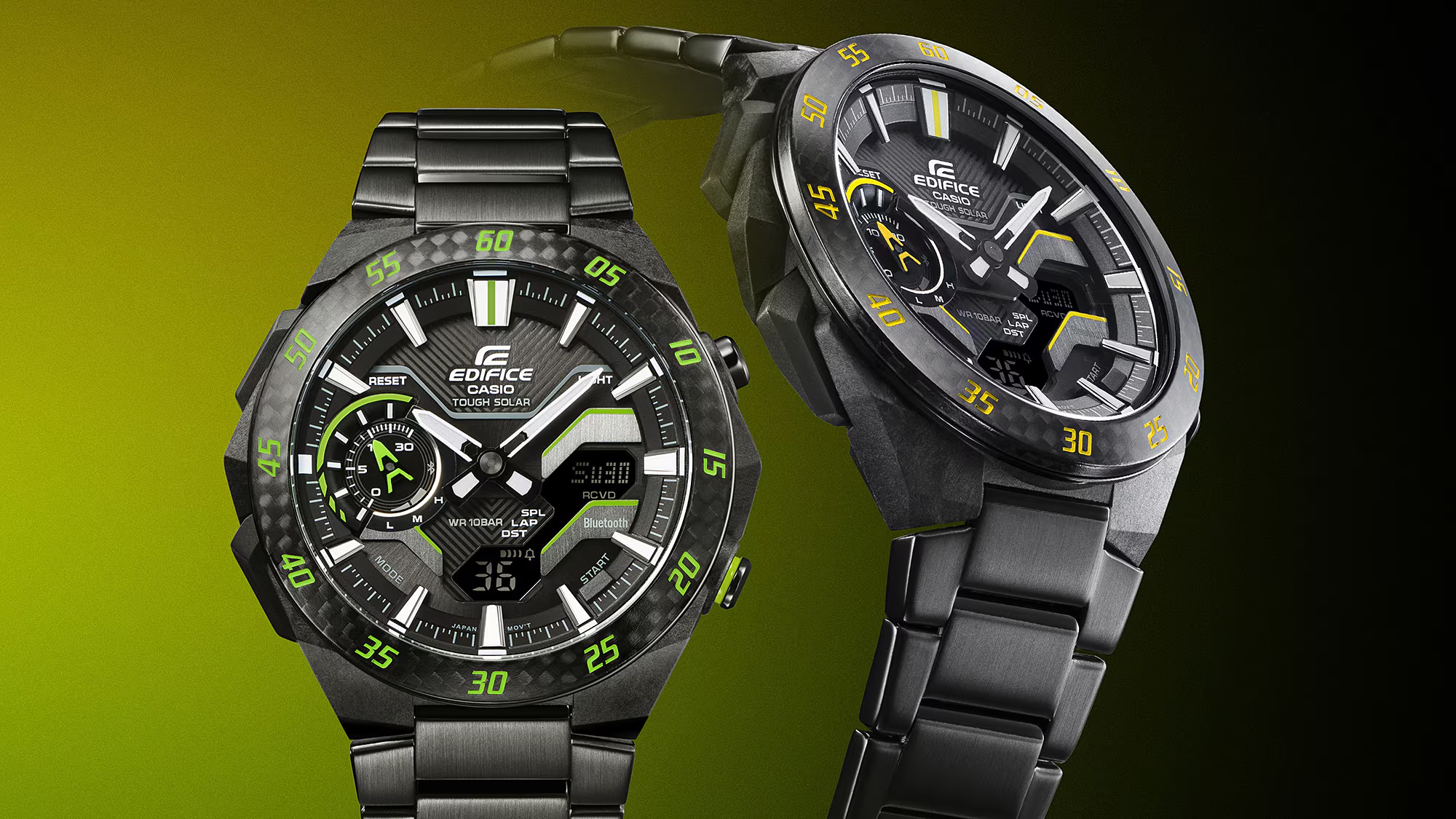 นาฬิกา Casio EDIFICE Bluetooth with Smartphone รุ่น ECB-2200RC-1A3 ของแท้ รับประกัน1ปี
