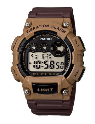 นาฬิกา คาสิโอ Casio 10 YEAR BATTERY รุ่น W-735H-5AV ของแท้ รับประกัน 1 ปี