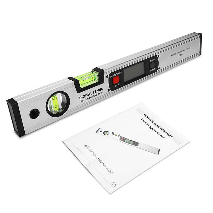เครื่องวัดองศา digital ระดับน้ำ 2 ระดับ 0-90 องศา 40 cm (E รุ่น ระดับน้ำ)