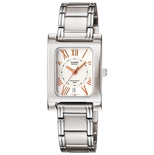 นาฬิกา คาสิโอ Casio BESIDE 3-HAND ANALOG รุ่น BEL-100D-7A3 ของแท้ รับประกัน 1 ปี