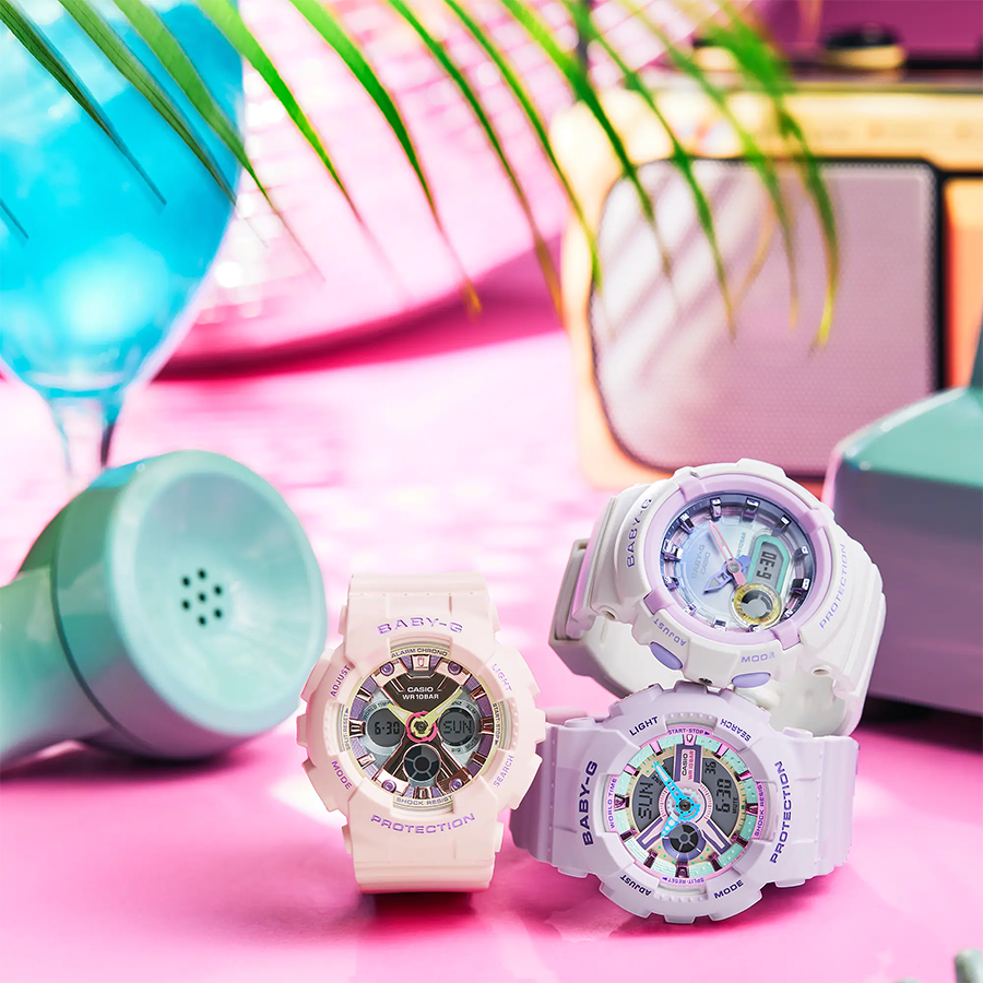 นาฬิกา Casio Baby-G Special Color Pastel Metallic series รุ่น BGA-280PM-7A ของแท้ รับประกัน1ปี