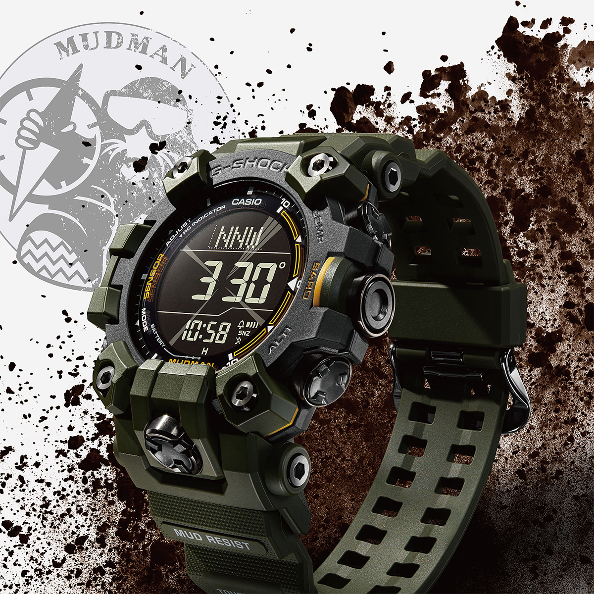 นาฬิกา Casio G-Shock MUDMAN GW-9500 series รุ่น GW-9500-3 ของแท้ รับประกัน1ปี