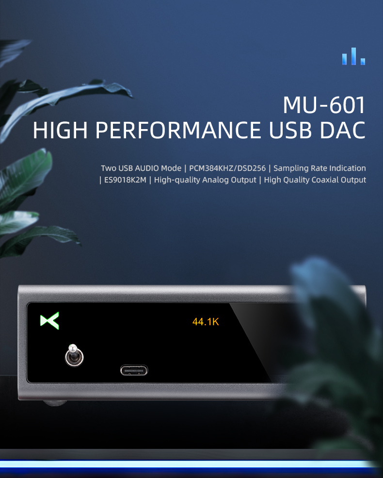 xDuoo MU-601 DAC ตั้งโต๊ะ ชิป ESS ES9018K2M ประกันศูนย์ไทย