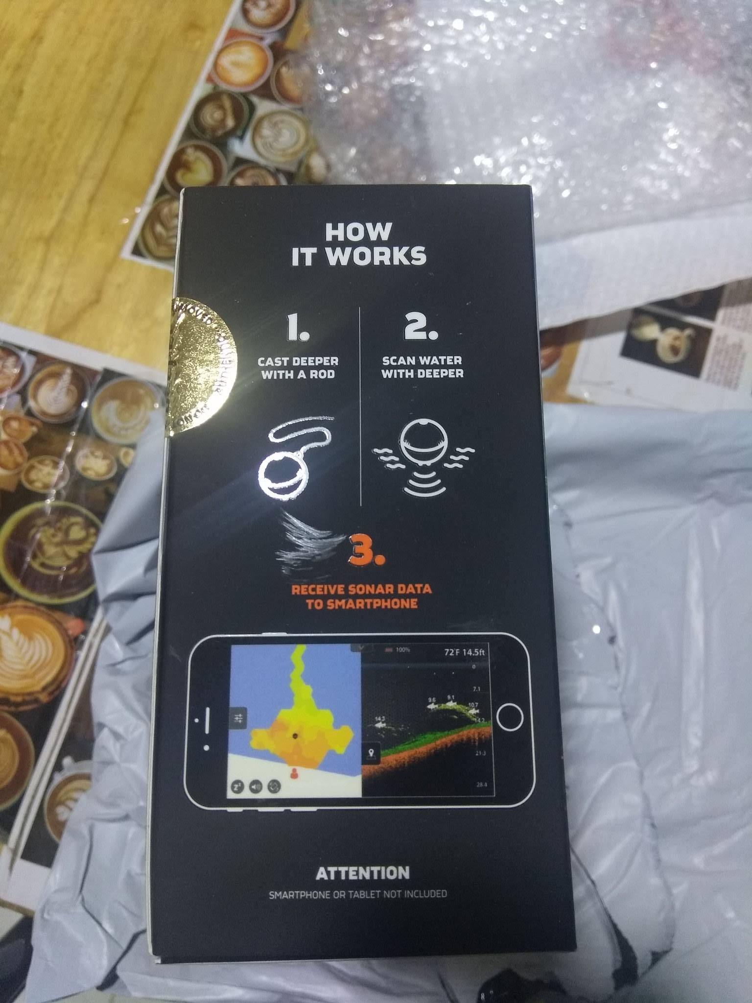 โซน่าจิ๋วอัจฉริยะ Deeper Smart Sonar Pro+ พร้อมอุปกรณ์เสริม [หมด]