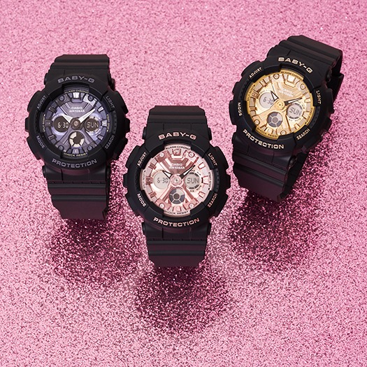 นาฬิกา Casio Baby-G Standard ANALOG-DIGITAL BA-130 X’mas Tree Color series รุ่น BA-130-1A3 ของแท้ รับประกัน1ปี