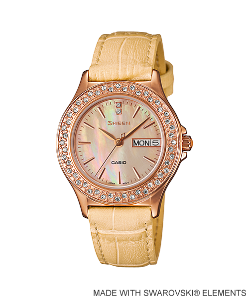 นาฬิกา คาสิโอ Casio SHEEN 3-HAND ANALOG รุ่น SHE-4800GL-9A