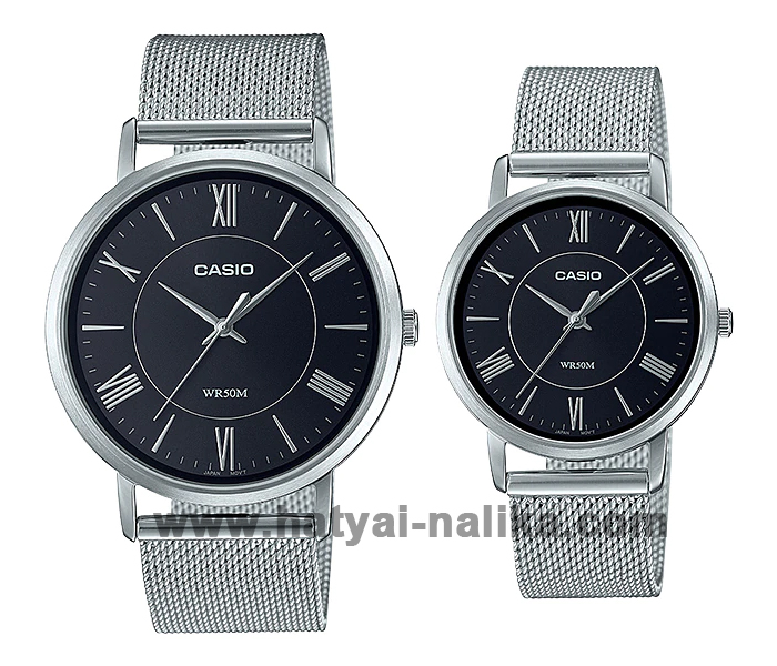 นาฬิกา คาสิโอ Casio SETคู่รัก รุ่น MTP-B110M-1AV+LTP-B110M-1AV ของแท้ รับประกัน 1 ปี