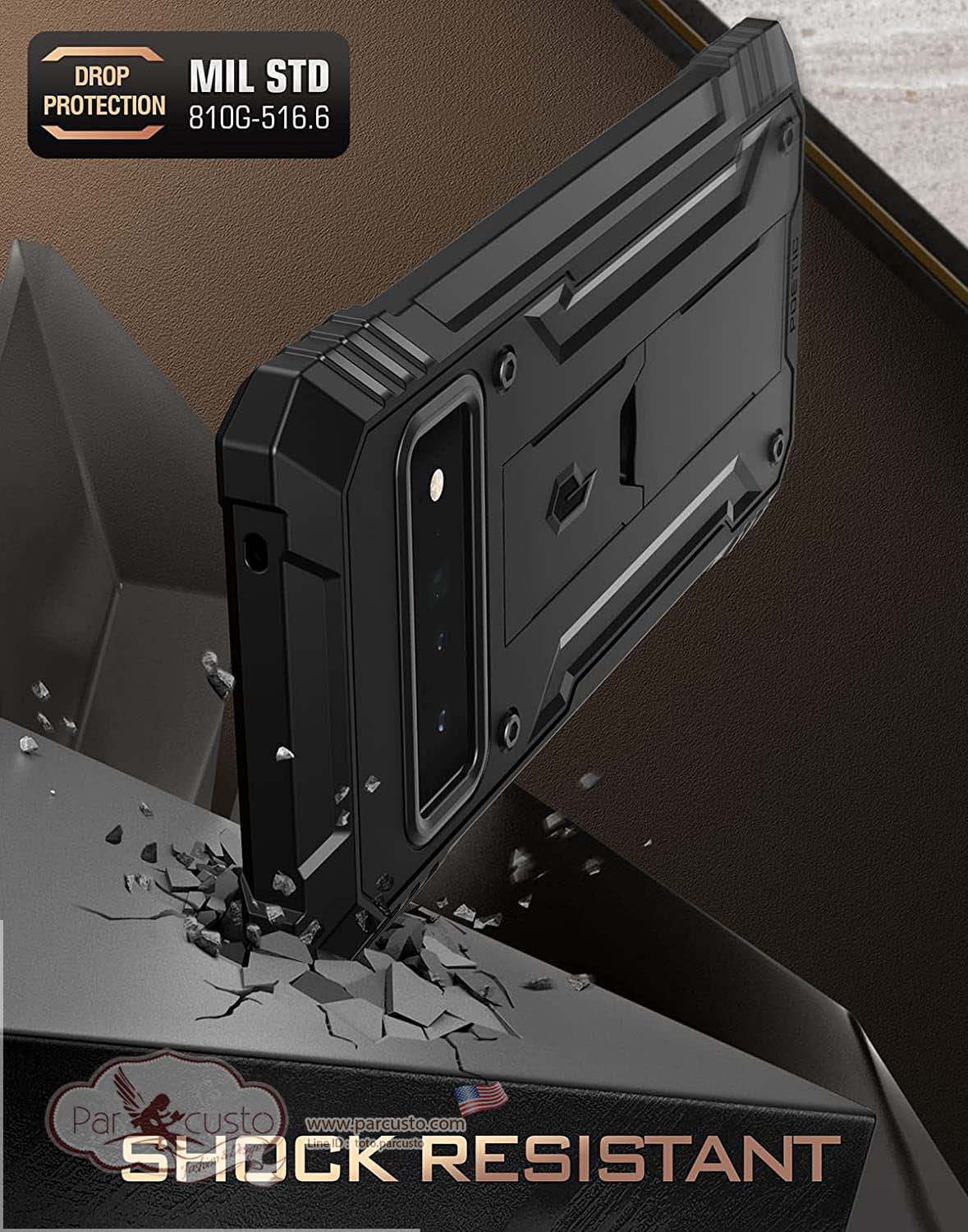 เคสกันกระแทก Google Pixel 6 Pro [Revolution] จาก Poetic (Pre-order USA)