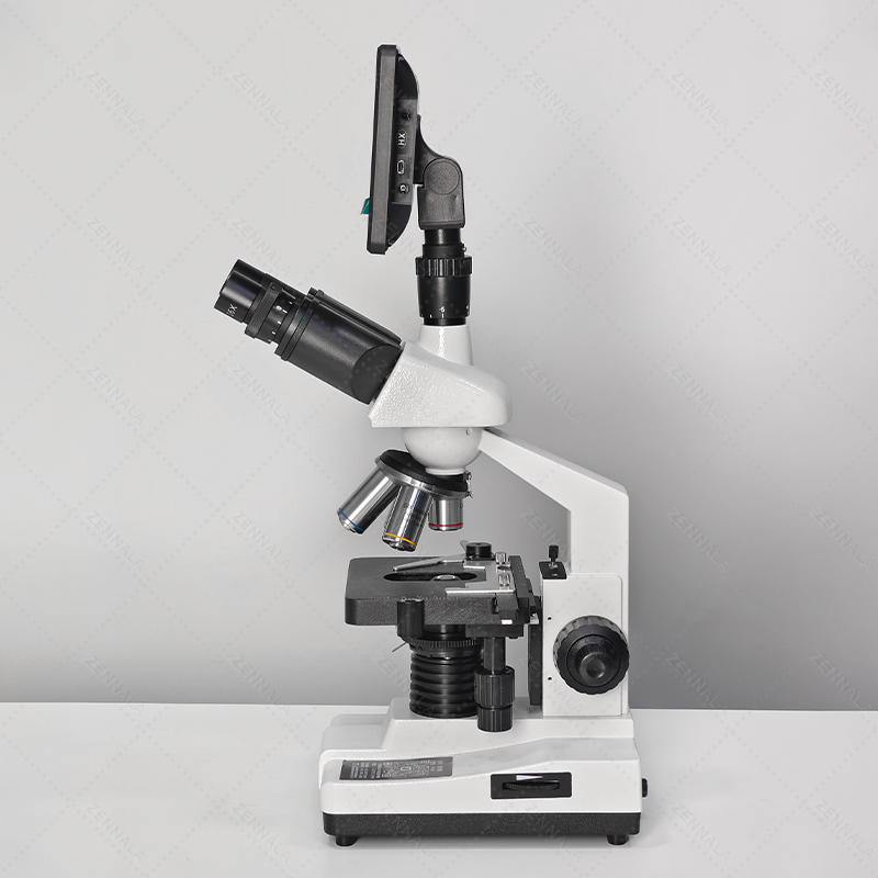 กล้องจุลทรรศน์ 2 ตา 1600x พร้อมจอ 7 นิ้ว รุ่น BX16-7