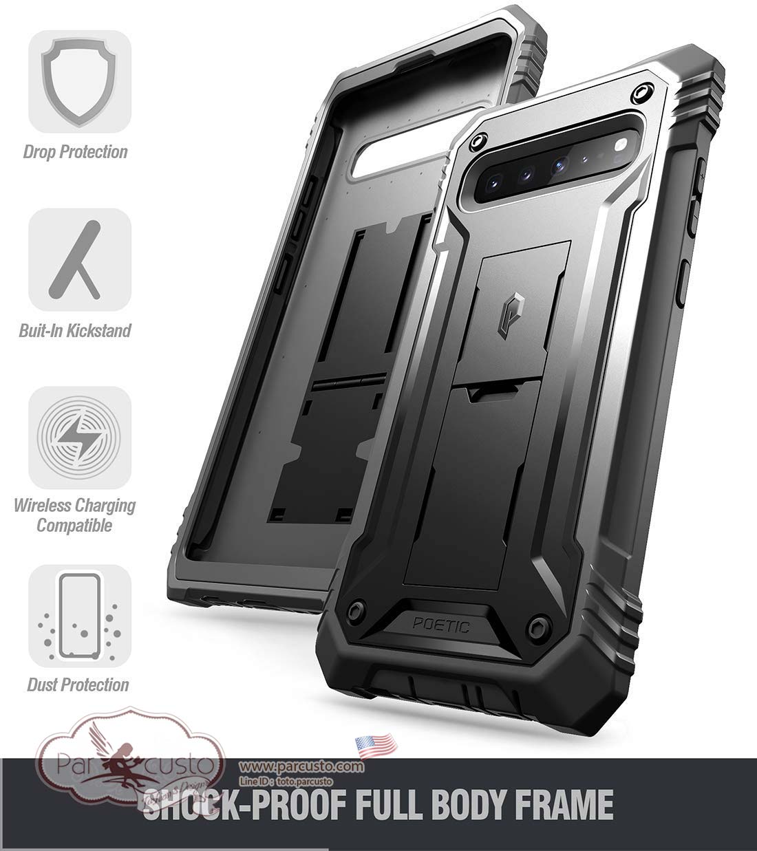 เคสกันกระแทก Samsung Galaxy S10 5G [REVOLUTION ] จาก Poetic [หมด]