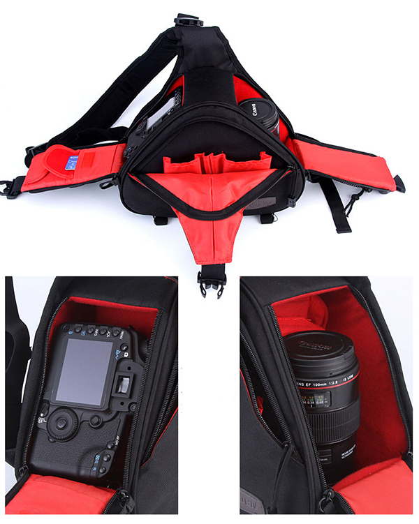 ขาย Caden K1 กระเป๋าแฟชั่น เก็บกล้องได้ กันน้ำ กันขโมย พื้นที่จัดเก็บกว้างขวาง