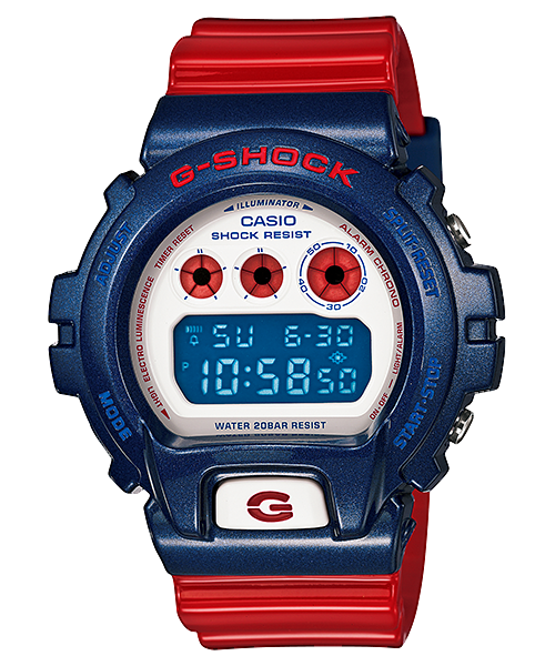นาฬิกา คาสิโอ Casio G-Shock Limited model Red&Blue series รุ่น DW-6900AC-2DR “Captain America Jr.”