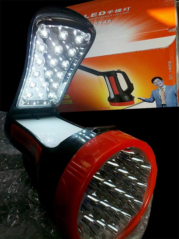 ไฟฉาย LED ชาร์จไฟบ้านได้รุ่นแนะนำพิเศษ Fluorescent 9-10 Hours YG3542