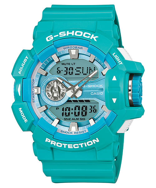 นาฬิกา คาสิโอ Casio G-Shock Limited Model รุ่น GA-400A-2A “สีเทอร์ควอยซ์”