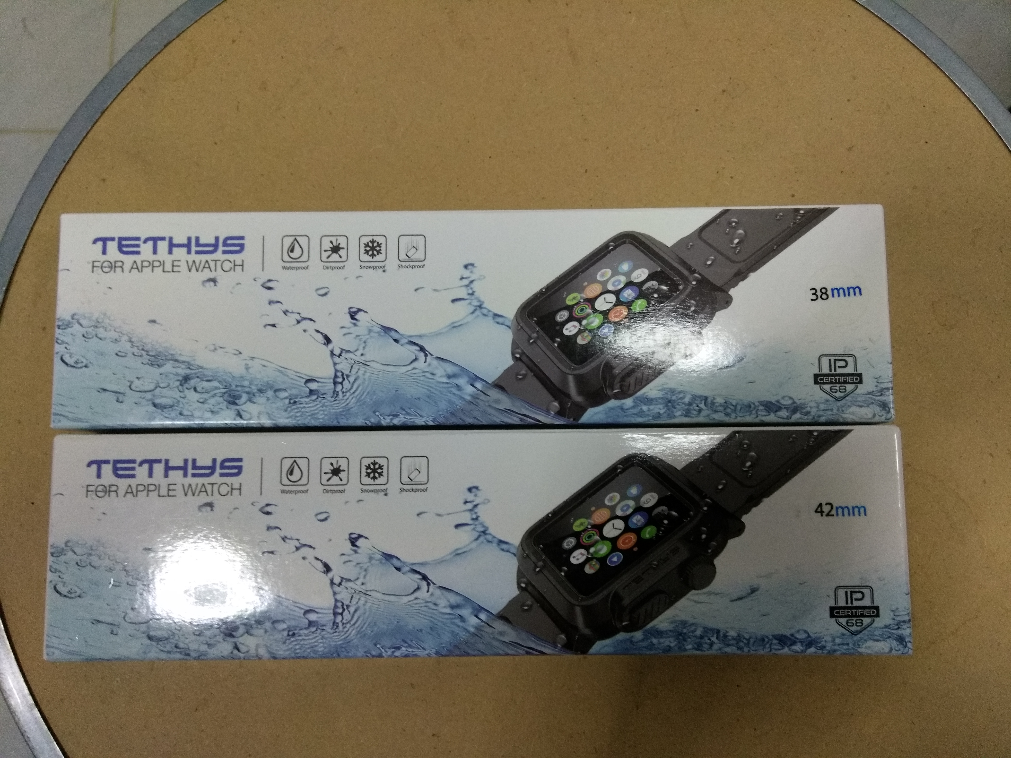 เคสกันน้ำกันกระแทก Apple Watch 38mm และ 42mm [IP68 Certified] จาก TETHYS [Pre-order USA]