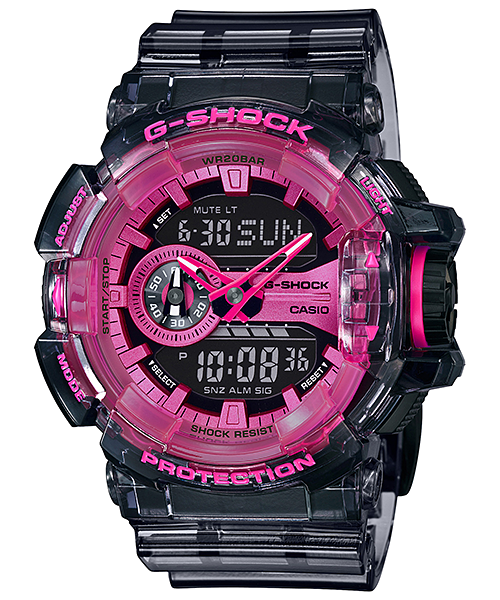 นาฬิกา Casio G-Shock Special color SKELETON series รุ่น GA-400SK-1A4 ของแท้ รับประกัน1ปี