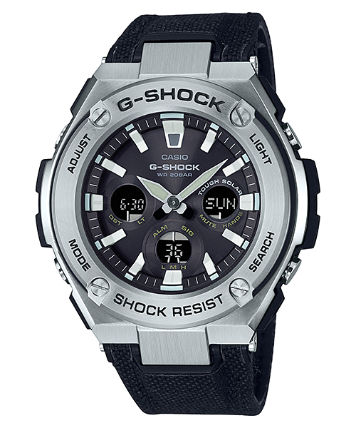 นาฬิกา Casio G-Shock G-STEEL มินิ รุ่น GST-S330C-1A (สายผ้า CORDURA) ของแท้ รับประกัน1ปี