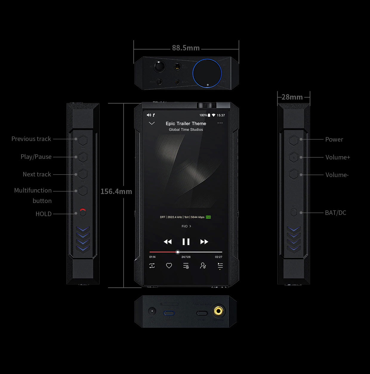 FiiO M17 DAP พกพาระดับเรือธง คุณภาพระดับ Desktop ประกันศูนย์ไทย