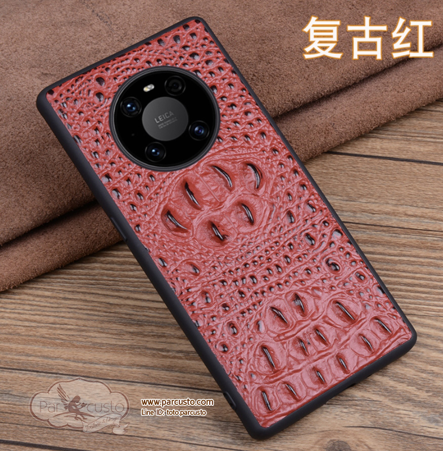 เคสฝาหลังหนังวัวแท้Huawei Mate 40 และ Mate 40 Pro จาก Wobiloo [Pre-order]