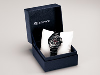 นาฬิกา คาสิโอ Casio EDIFICE CHRONOGRAPH รุ่น EFR-540BK-1AV ของแท้ รับประกัน1ปี