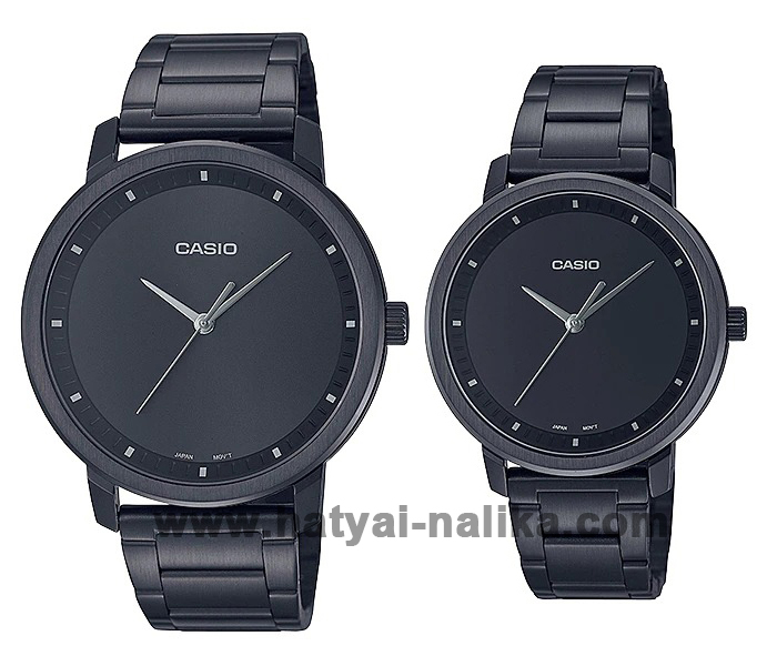 นาฬิกา คาสิโอ Casio SETคู่รัก รุ่น MTP-B115B-1EV+LTP-B115B-1EV ของแท้ รับประกัน 1 ปี