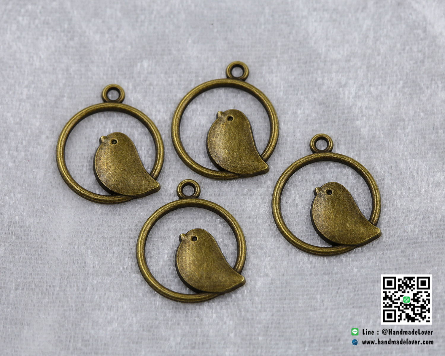 จี้,ตัวห้อยซิป นกน้อย