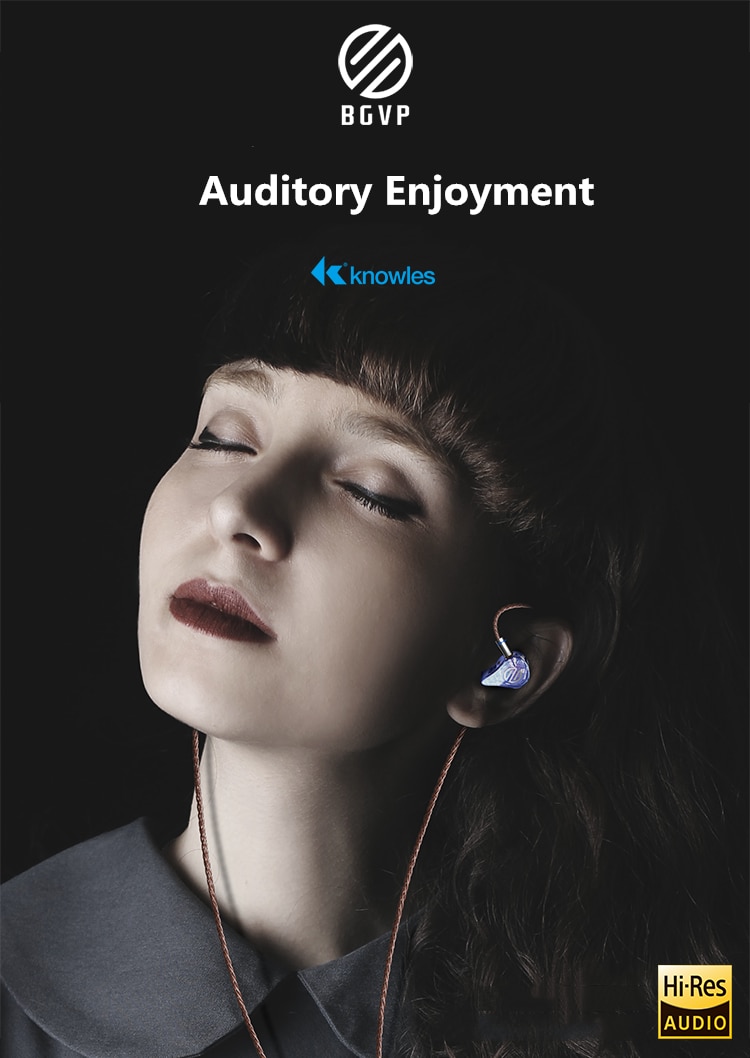 ขาย หูฟัง CIEM BGVP DH3 หูฟังหล่อหู 3 ไดรเวอร์ 1DD+2BA รองรับ Hi-Res ประกันศูนย์ไทย