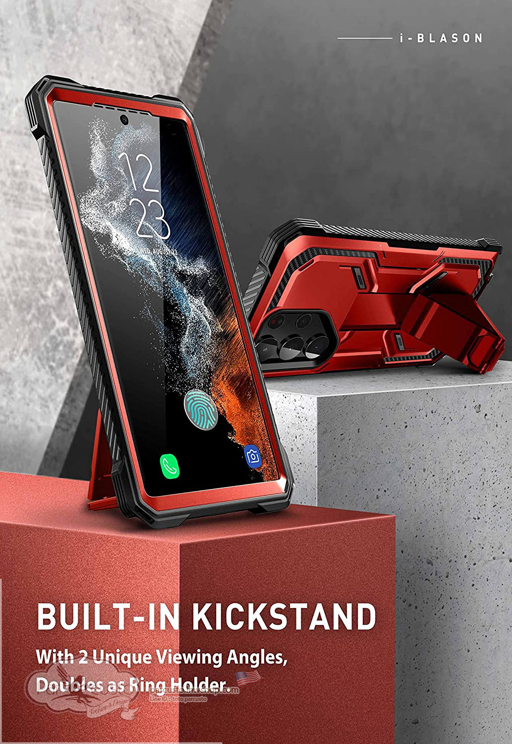 เคสกันกระแทก Samsung Galaxy S23 Ultra [Armorbox] จาก i-Blason [Pre-order USA]