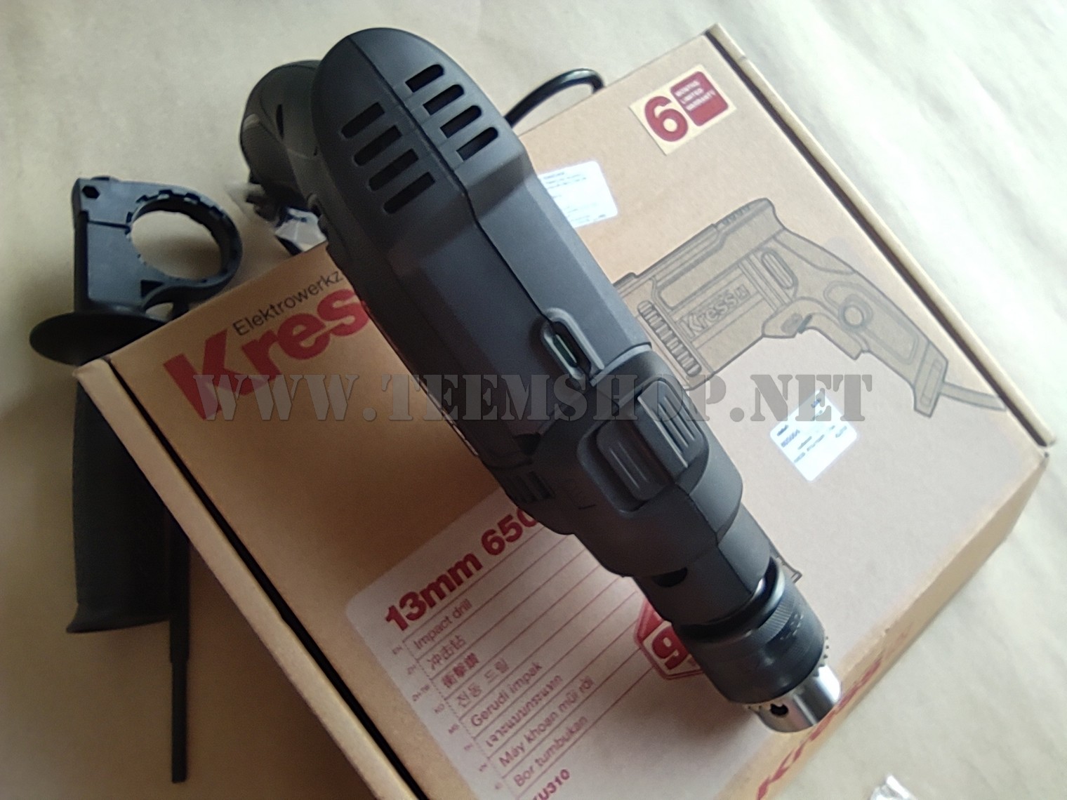 KRESS สว่านกระแทก 12มม. KU310 650W. 4หุน