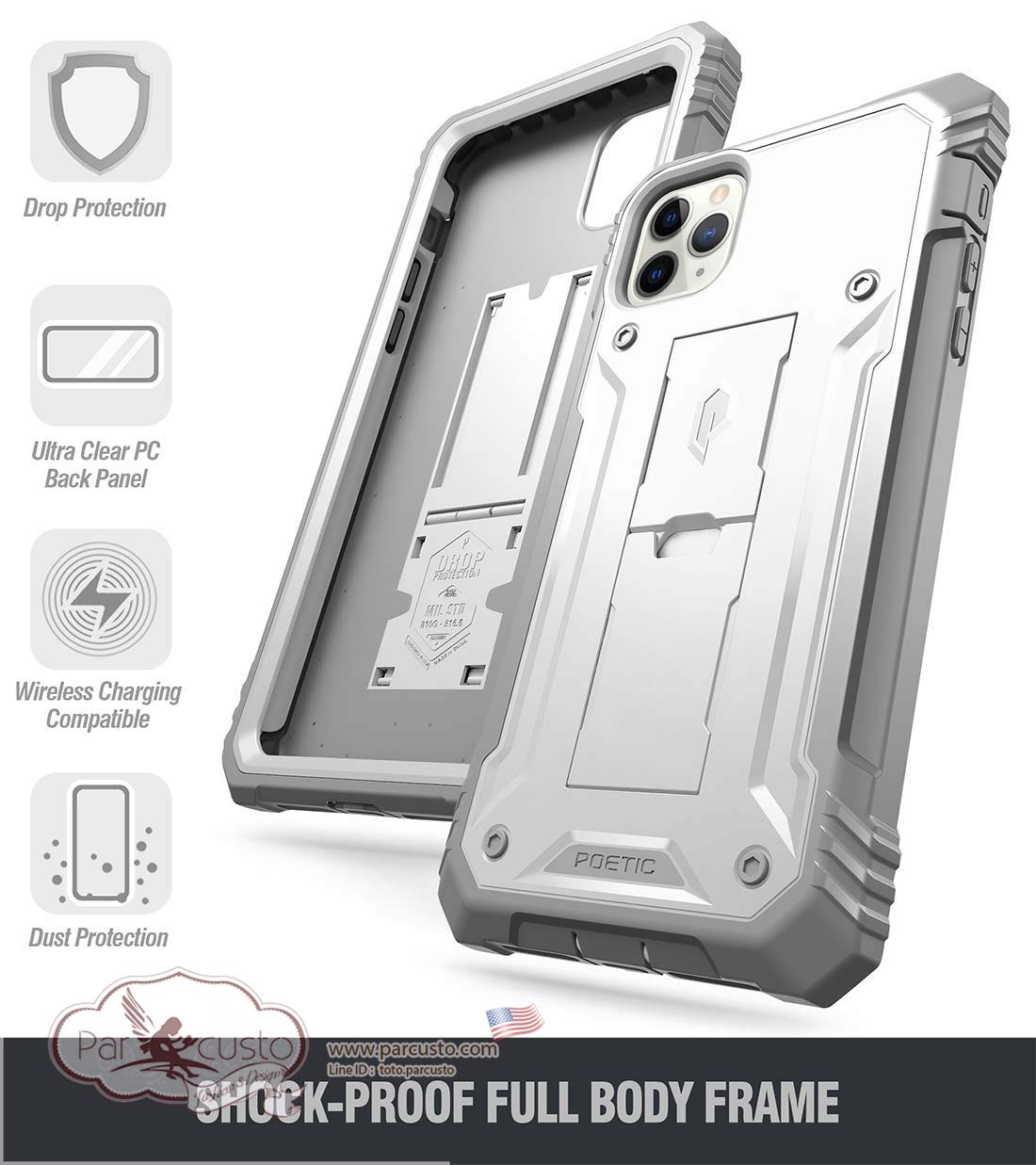 เคสกันกระแทก Apple iPhone 11 Pro [Revolution] จาก POETIC [Pre-order USA]