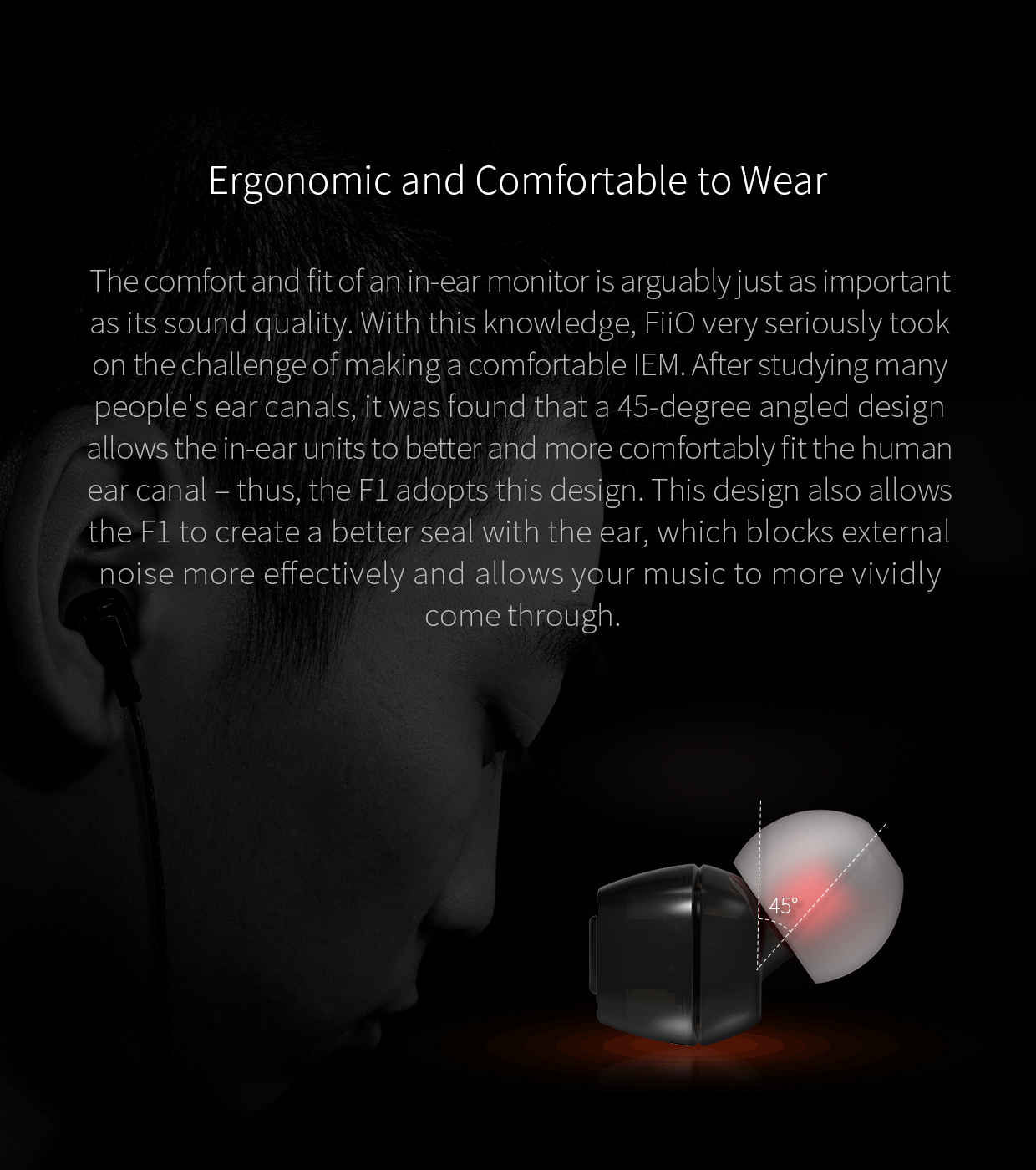 ขาย FiiO F1 หูฟัง IEM พร้อมรีโมทควบคุมอเนกประสงค์ ใช้งานได้ทั้งระบบ iOS และ Android