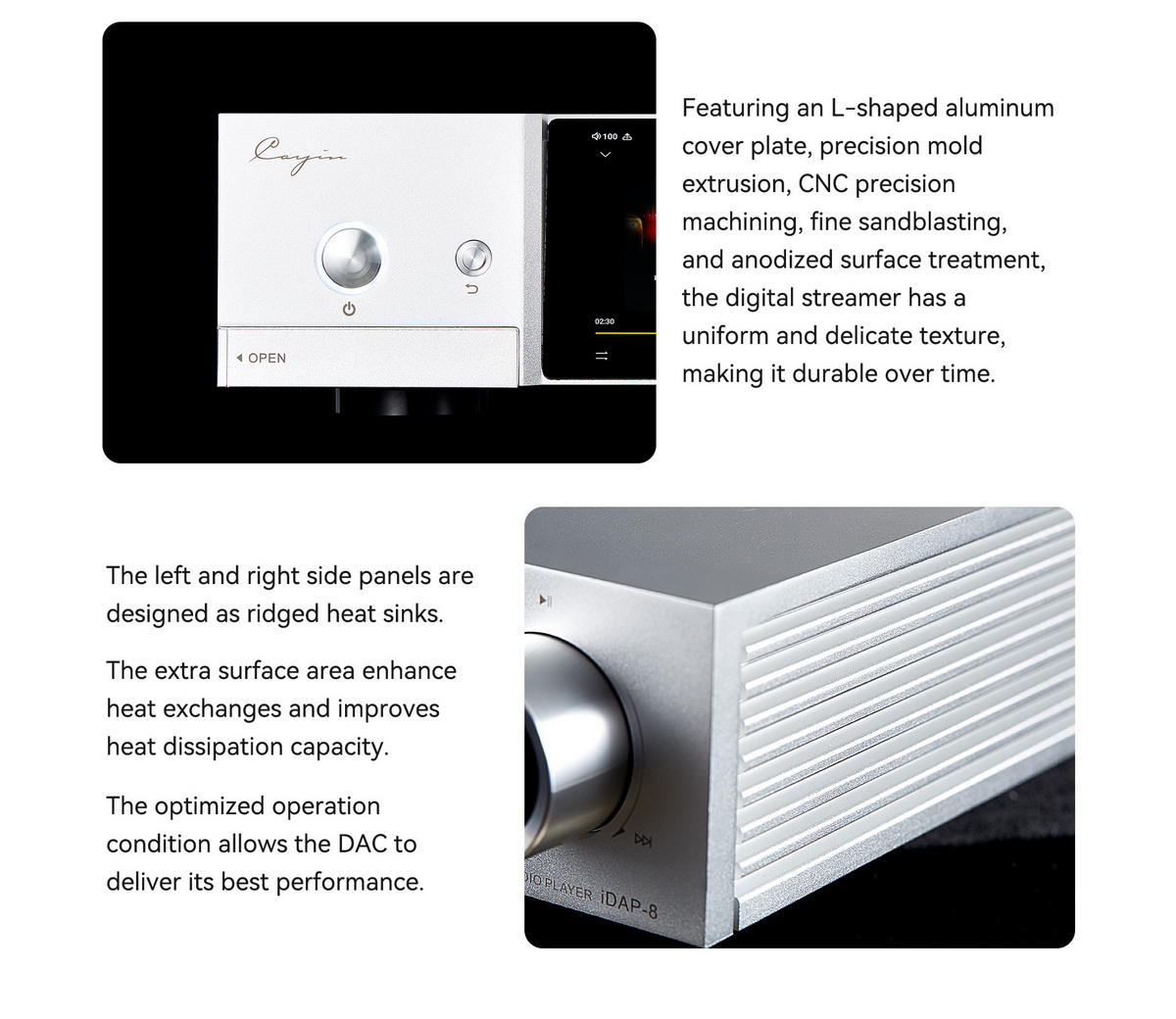 Cayin IDAP-8 สตรีมเมอร์ดิจิตอลระบบ Android 9.0 แบบกำหนดเอง พร้อม Google Play ที่ติดตั้งไว้ล่วงหน้า ประกันศูนย์ไทย