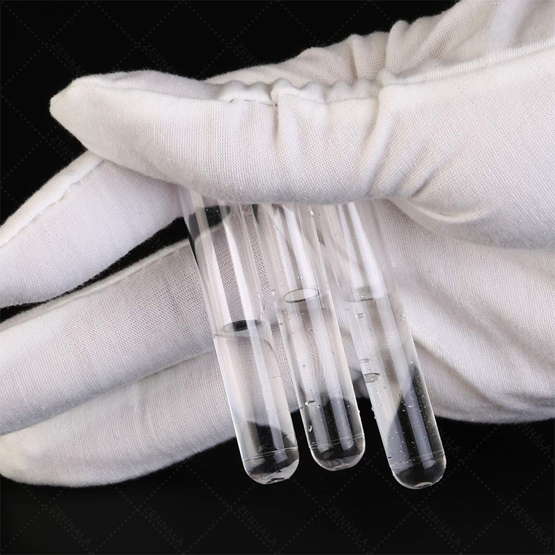 หลอดเทสพลาสติกแข็ง หลอดทดลอง พร้อมฝาปิด คละสี (Plastic Round Bottom Test Tube / Centrifuge)