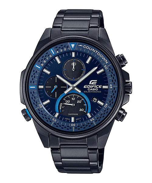 นาฬิกา Casio EDIFICE Solar-Powered Chronograph Sapphire EFS-S590 series รุ่น EFS-S590DC-2AV ของแท้ รับประกัน 1 ปี