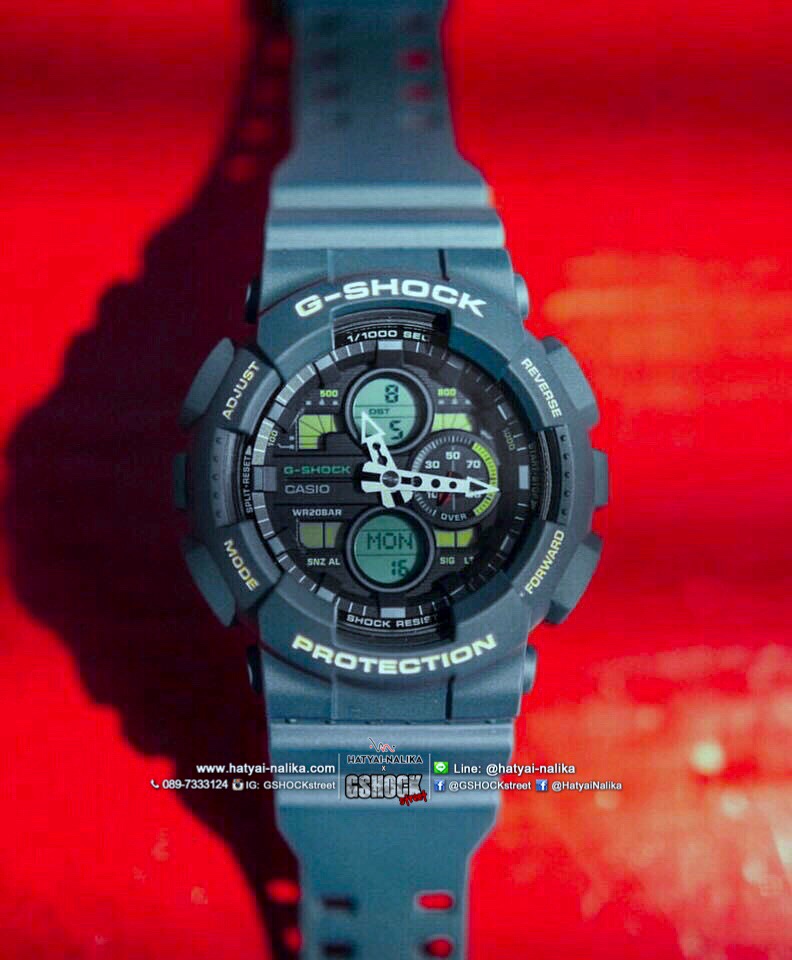 นาฬิกา Casio G-Shock ANALOG-DIGITAL GA-140 series รุ่น GA-140-2A ของแท้ รับประกัน1ปี