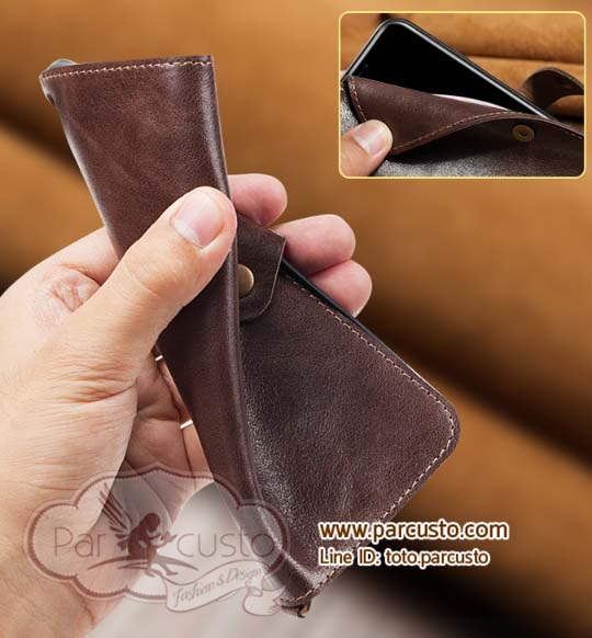 เคสหนังวัวแท้ Samsung Galaxy Note 10 / Note 10 Plus (โปรดระบุรุ่น) จาก Sheng Lei [หมด]