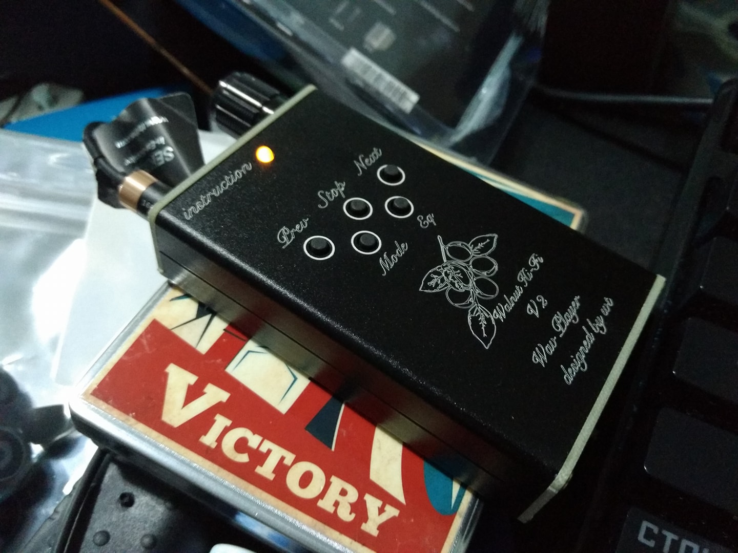 ขาย Walnut V2s MOD !! เครื่องเล่นเพลงพกพาระดับ Budget 4in1 DAP/DAC/AMP/OTG