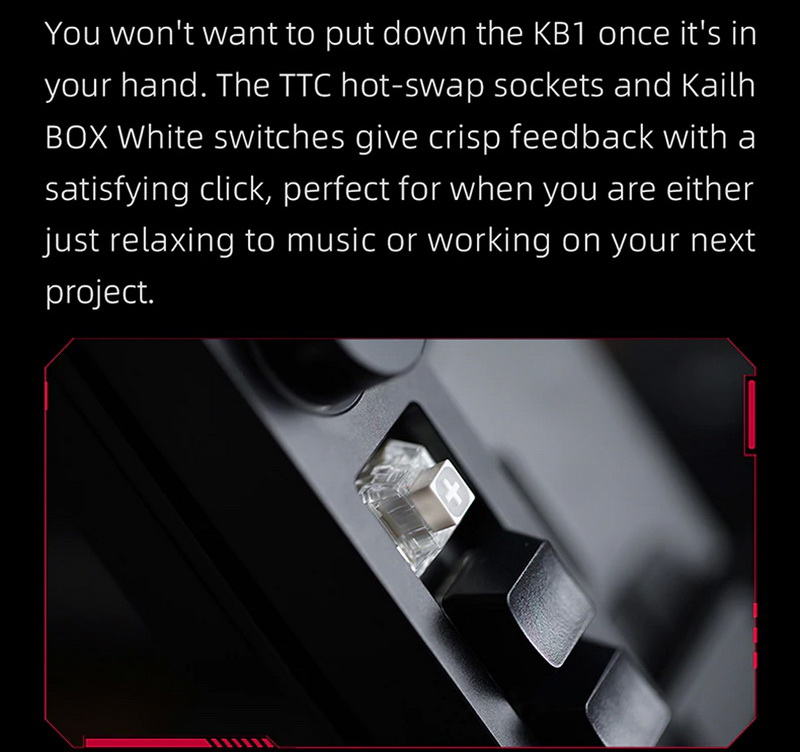 ขาย FiiO KB1 คีย์บอร์ด Mechanical สำหรับเครื่องเสียง ตั้งมาโครได้ ประกันศูนย์ไทย