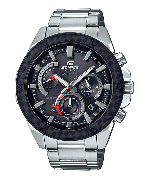 นาฬิกา Casio EDIFICE Solar-Powered CHRONOGRAPH รุ่น EQS-910D-1AV ของแท้ รับประกัน 1 ปี