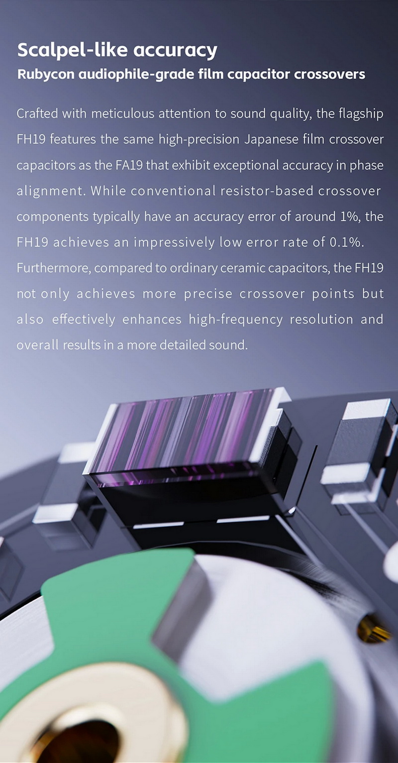 FiiO FH19 หูฟัง IEMs 8 ไดรเวอร์ 2DD+6BA เปลี่ยนท่อนำเสียงได้ รองรับ Hi-Res ประกันศูนย์ไทย