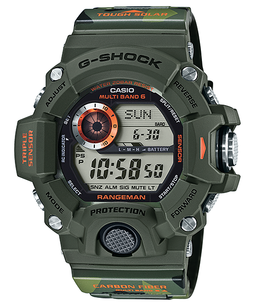 นาฬิกา คาสิโอ Casio G-Shock RANGEMAN Limited รุ่น GW-9400CMJ-3JR แมวลายพราง "Men in CAMOUFLAGE" (่นำเข้า JAPAN)