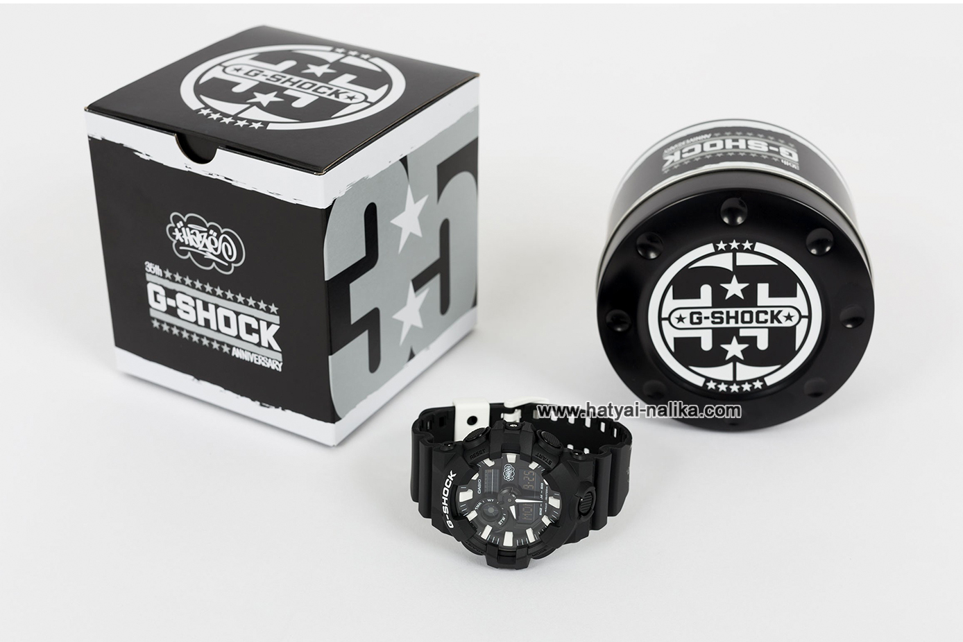 นาฬิกา Casio G-SHOCK x ERIC HAZE Limited model 35th Anniversary Collaboration series รุ่น GA-700EH-1A ของแท้ รับประกัน1ปี