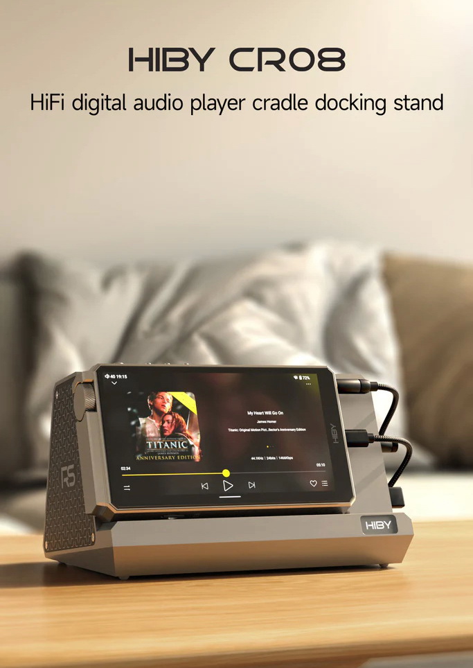 Hiby CR08 แท่นวางเครื่องเล่นเสียงดิจิตอลไฮไฟ
