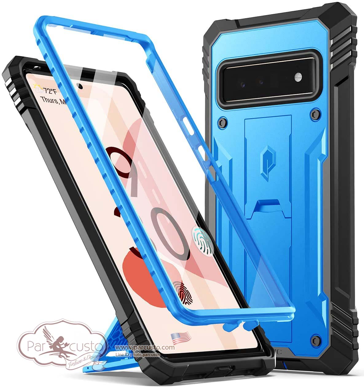 เคสกันกระแทก Google Pixel 6 Pro [Revolution] จาก Poetic (Pre-order USA)