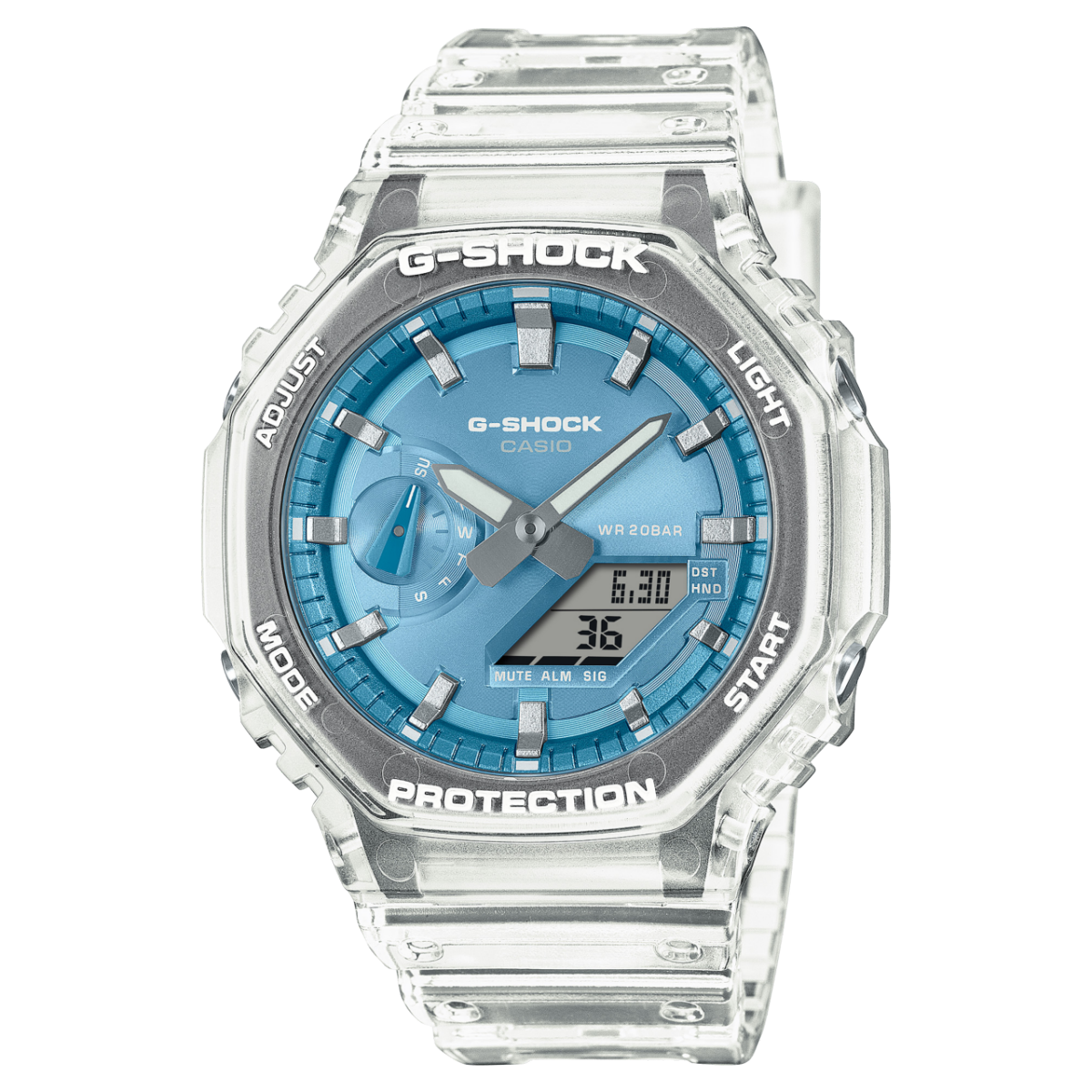 นาฬิกา Casio G-Shock Special Color Bright & Metallic dial series รุ่น GA-2100BM-7A2 ของแท้ รับประกัน1ปี