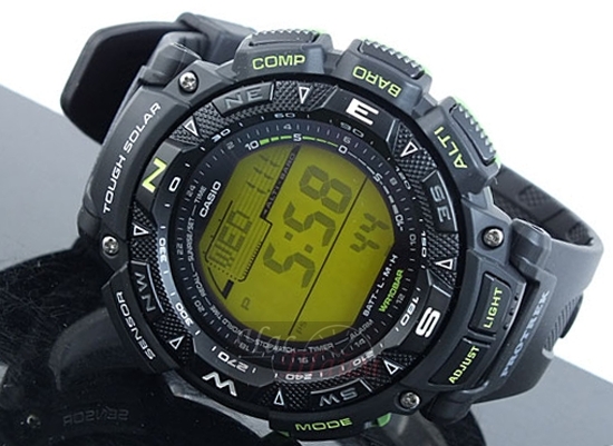 นาฬิกา คาสิโอ Casio PRO TREK DUAL-LAYER LCD (Rare item) รุ่น PRG-240-1BER ของแท้ รับประกัน 1 ปี หายากมาก