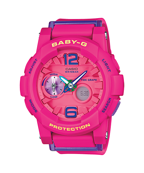 นาฬิกา คาสิโอ Casio Baby-G Standard ANALOG-DIGITAL รุ่น BGA-180-4B3 ของแท้ รับประกัน1ปี