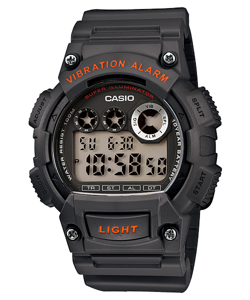 นาฬิกา คาสิโอ Casio 10 YEAR BATTERY รุ่น W-735H-8AV ของแท้ รับประกัน 1 ปี