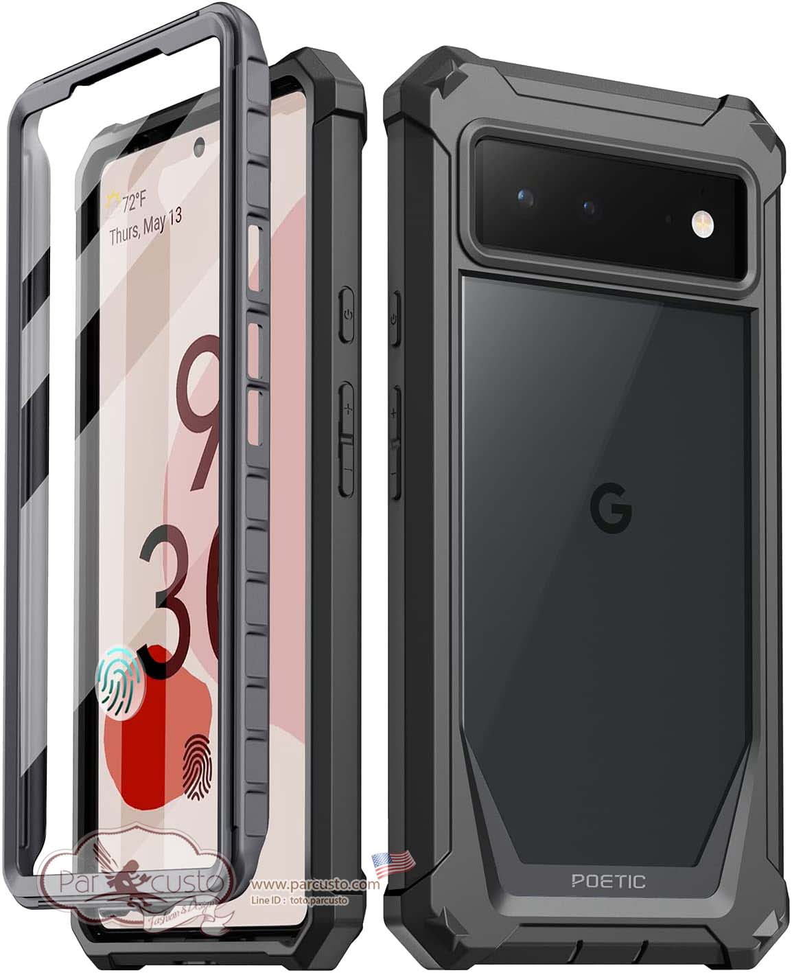 เคสกันกระแทก Google Pixel 6 [Guardian Series] จาก Poetic (Pre-order USA)